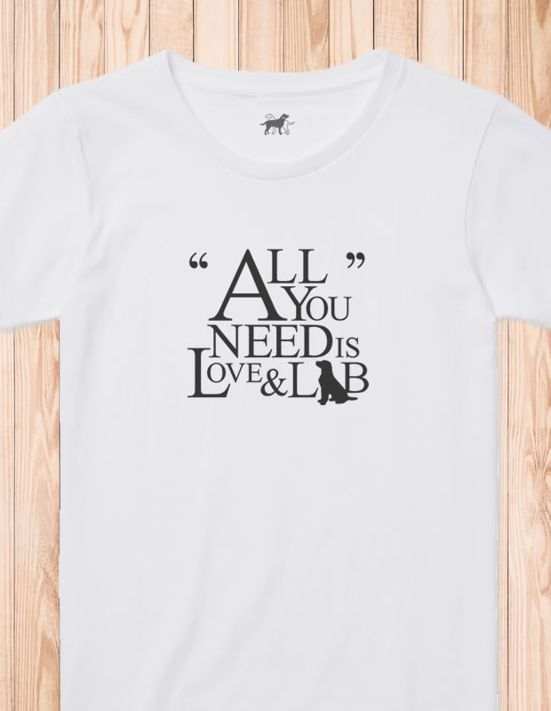 All You Need is Love & Lab Tシャツ