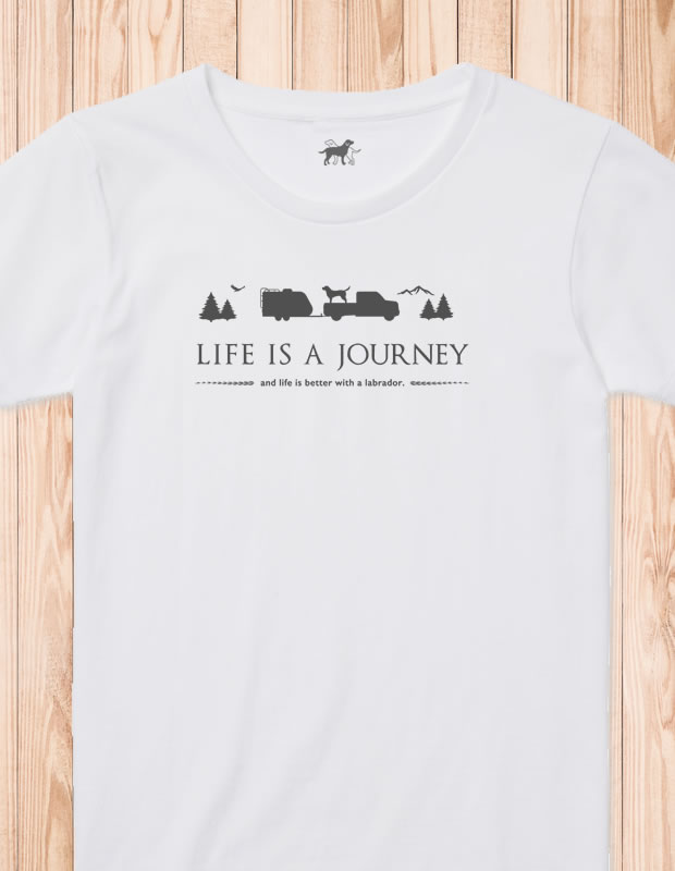 LIFE IS A JOURNEY Tシャツ