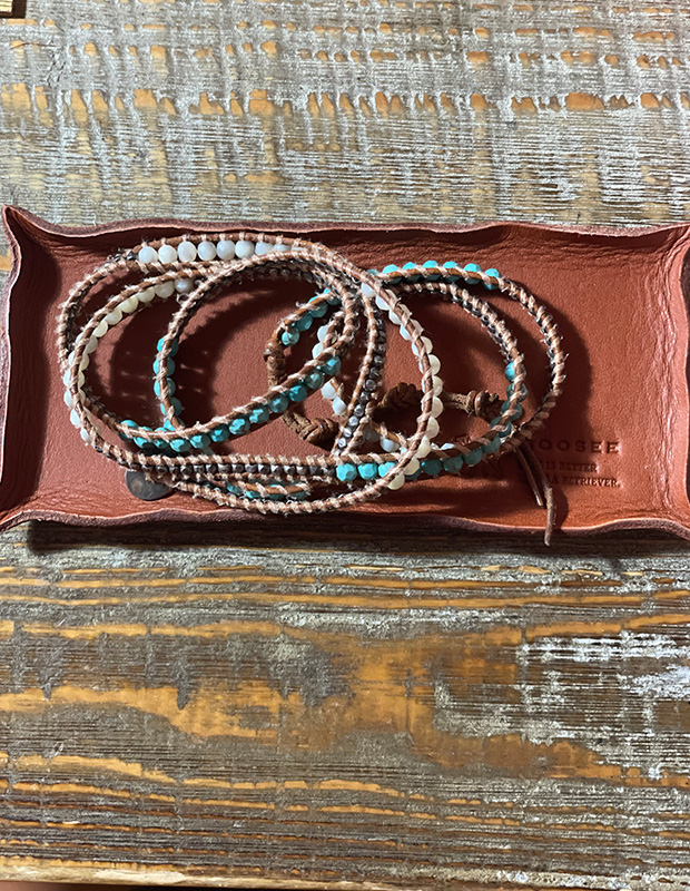 ロゴ入りレザートレイ